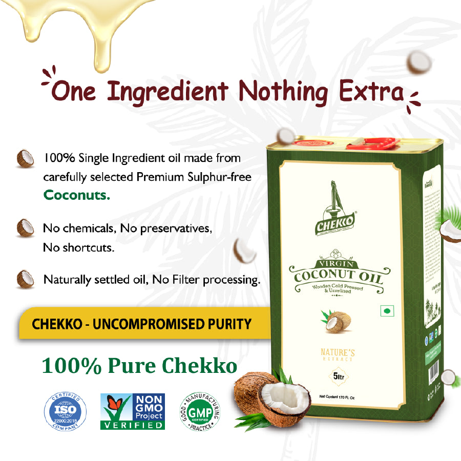 Chekko Cold Pressed Virgin Coconut Oil