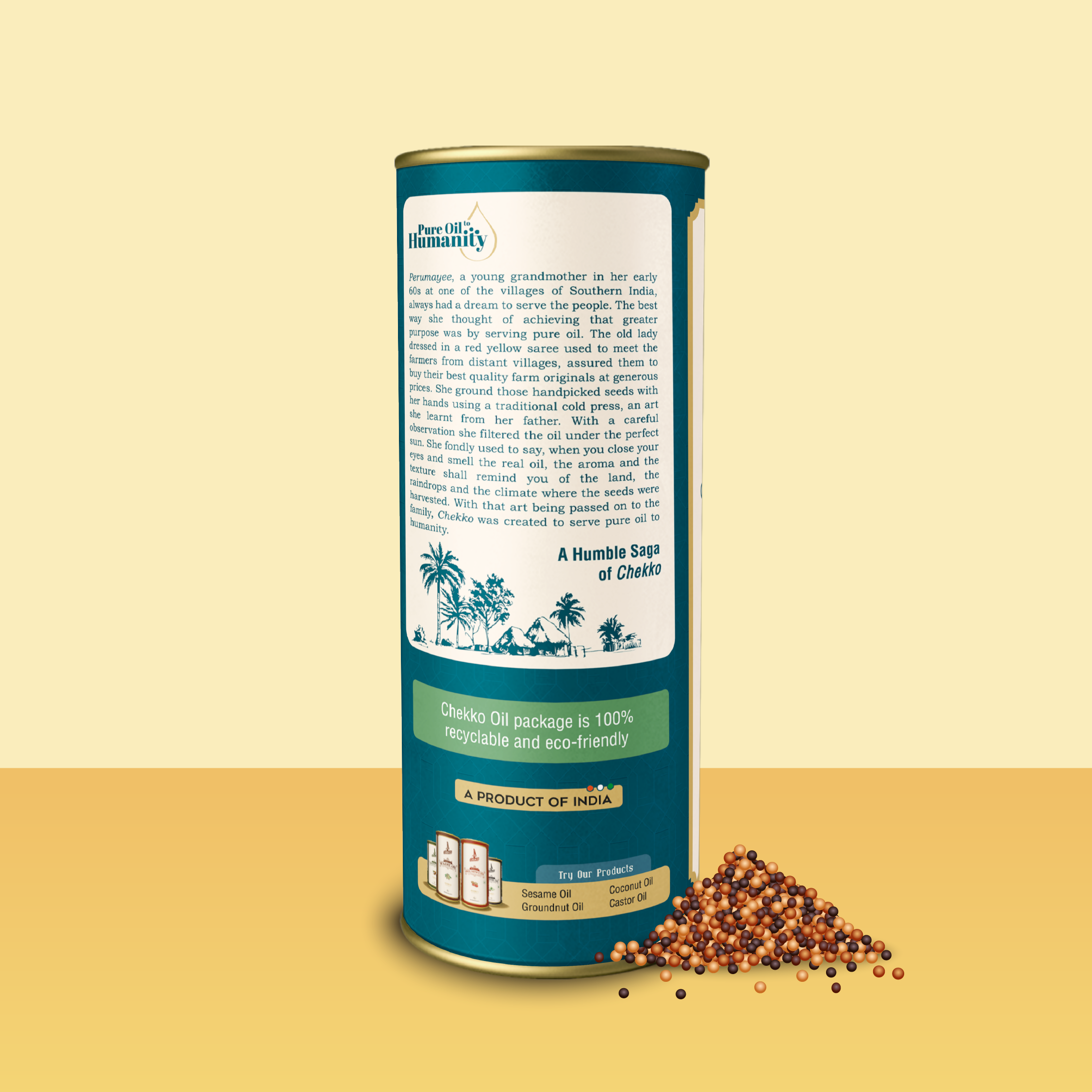 Chekko Cold Pressed Virgin Mustard Oil