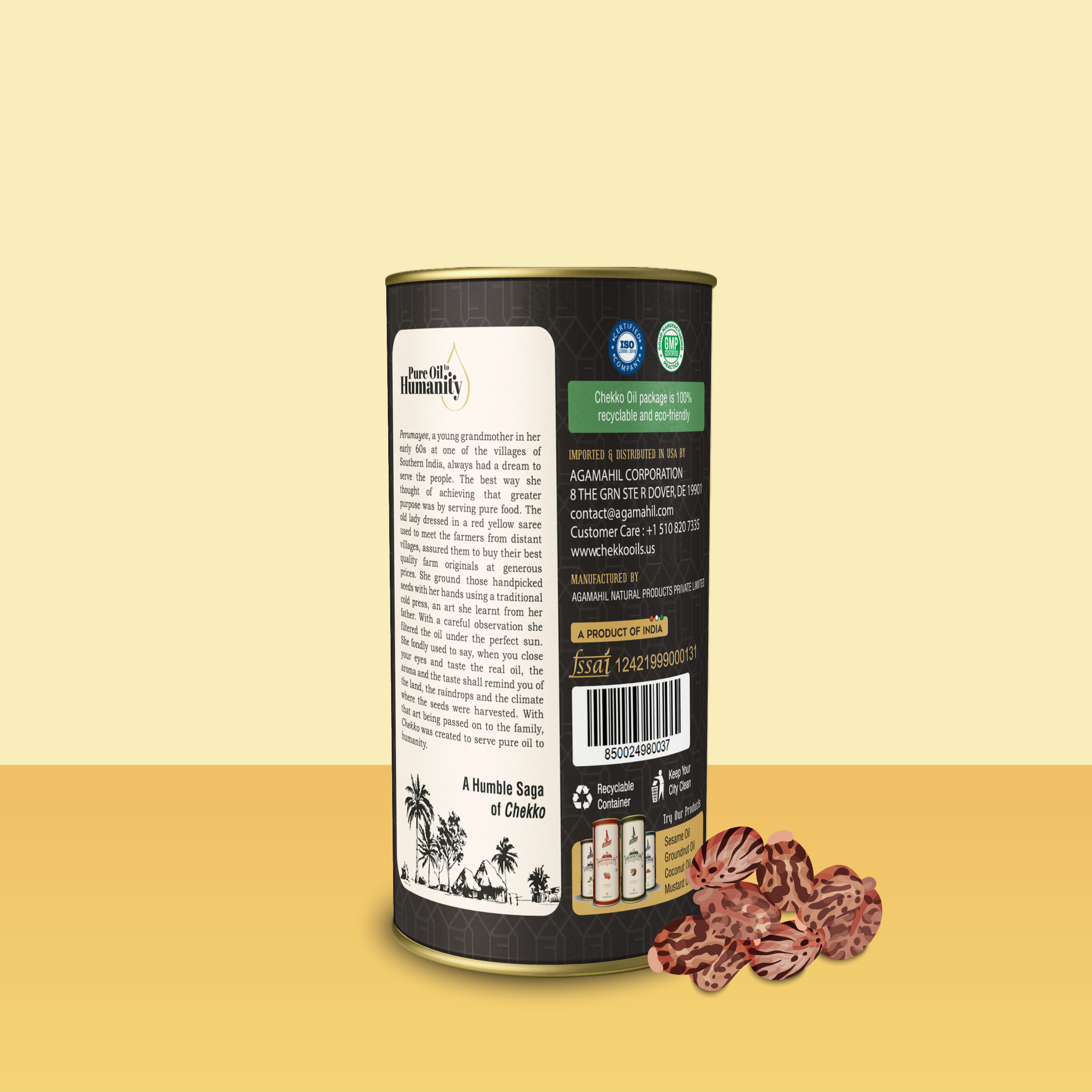 Chekko Cold Pressed Virgin Castor Oil