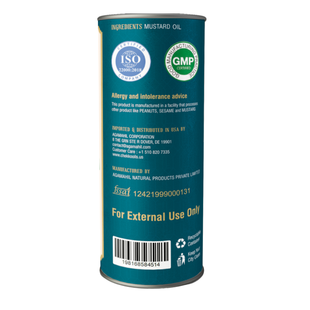Chekko Cold Pressed Virgin Mustard Oil