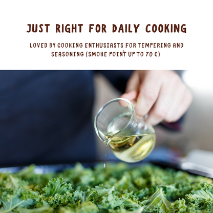 Loved by cooking enthuriasts for tempering and seasoning