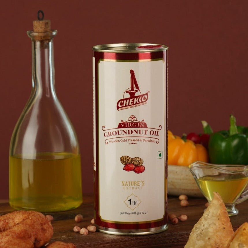 Chekko Cold Pressed Virgin Groundnut /Peanut Oil