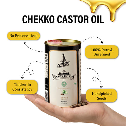Chekko Cold Pressed Virgin Castor Oil