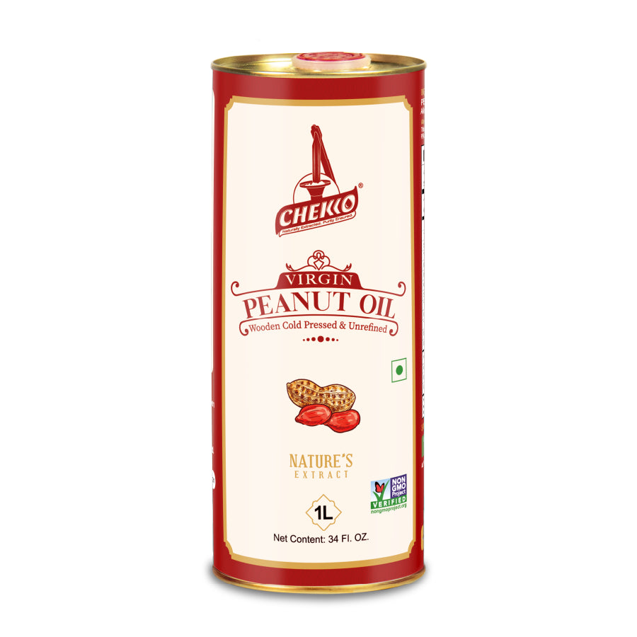 Chekko Cold Pressed Virgin Groundnut /Peanut Oil