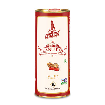 Chekko Cold Pressed Virgin Groundnut /Peanut Oil