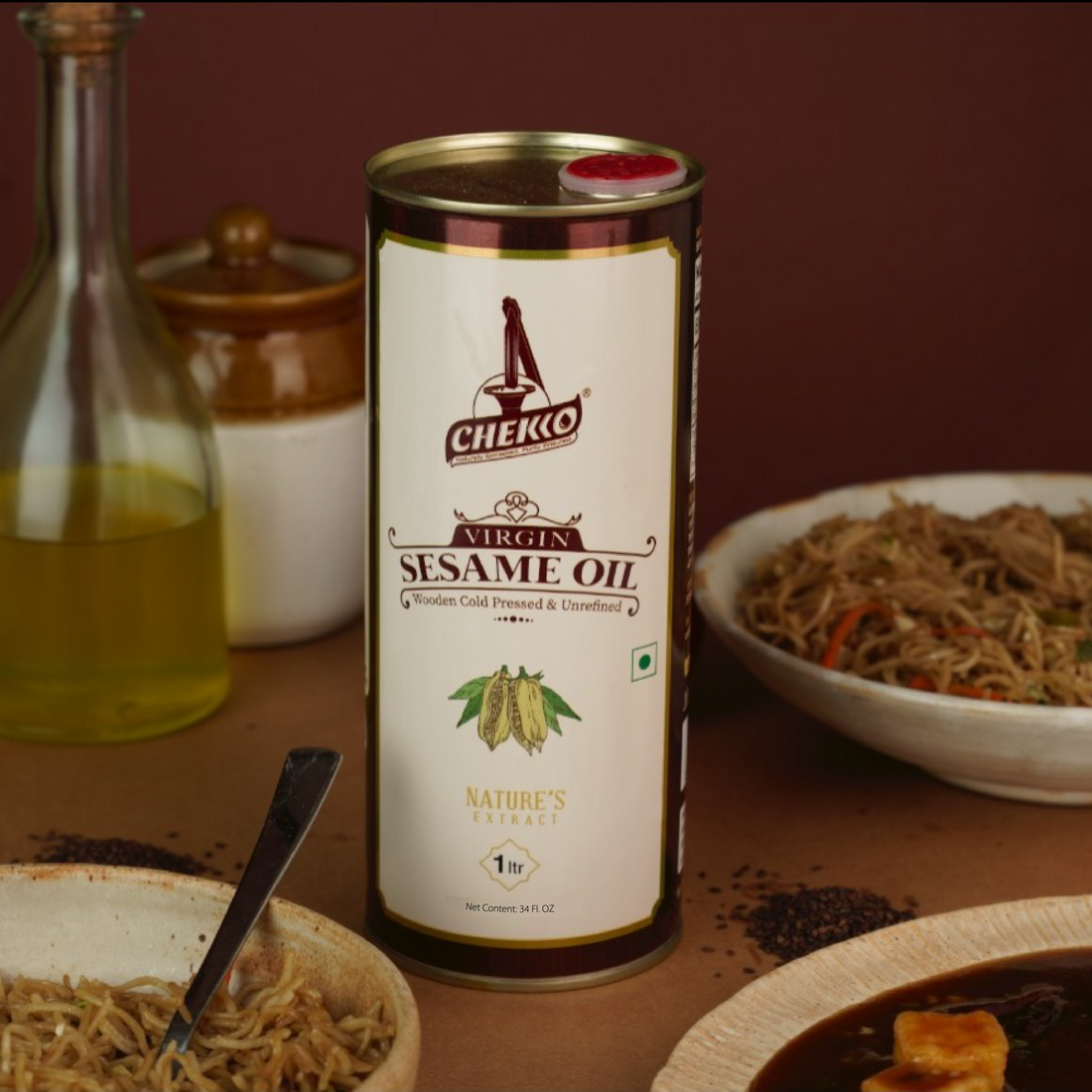 Chekko Cold Pressed Virgin Sesame Oil