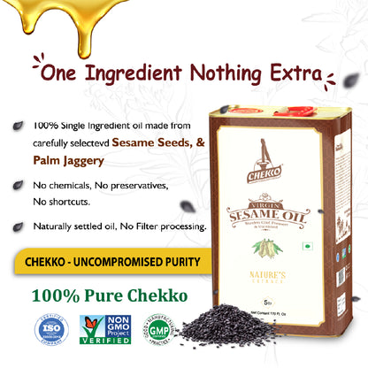 Chekko Cold Pressed Virgin Sesame Oil