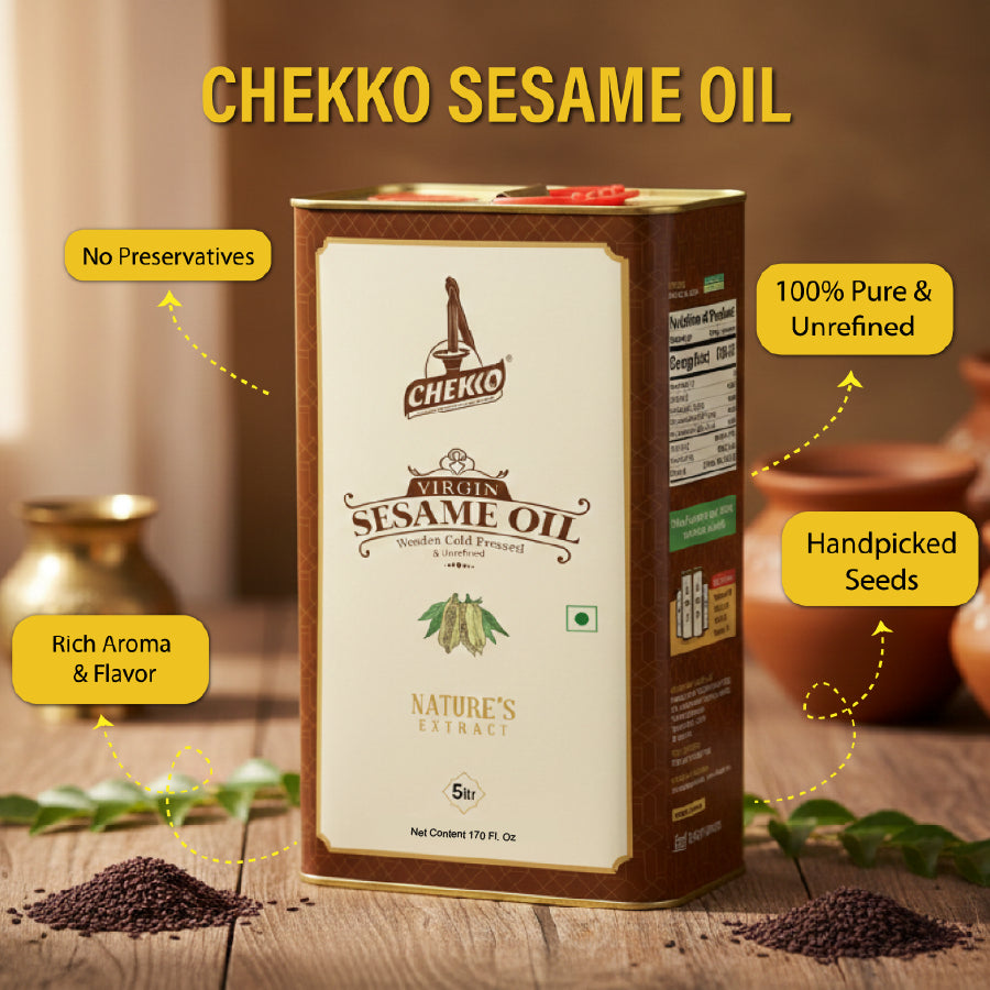 Chekko Cold Pressed Virgin Sesame Oil