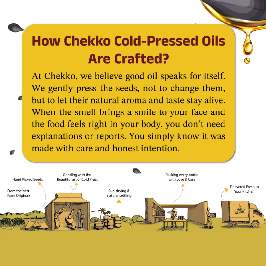 Chekko Cold Pressed Virgin Sesame Oil