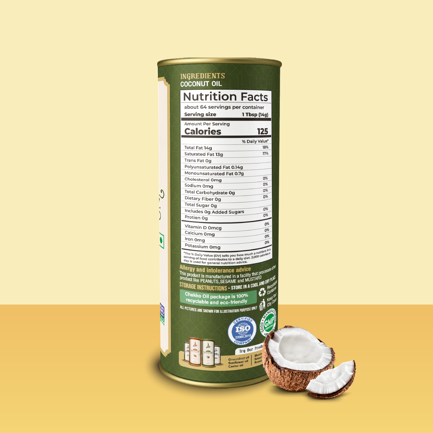 Chekko Cold Pressed Virgin Coconut Oil