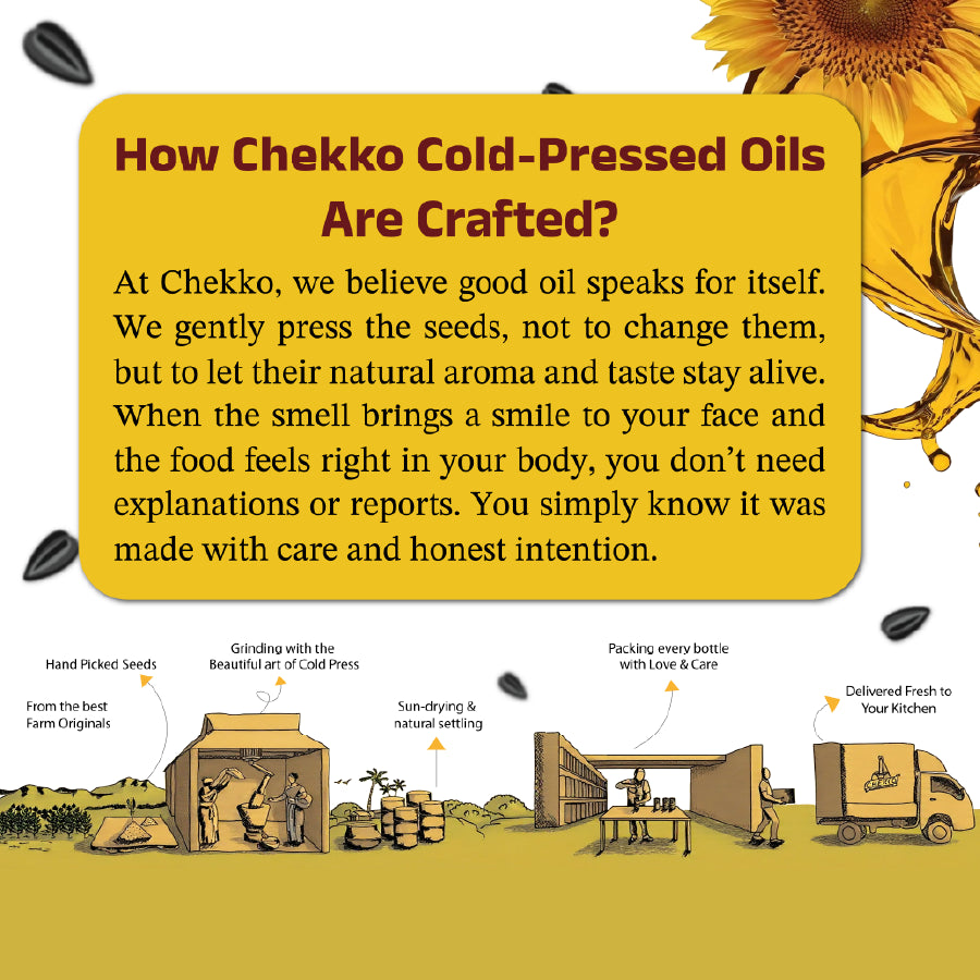 Chekko Cold Pressed Virgin Sunflower Oil