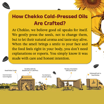 Chekko Cold Pressed Virgin Sunflower Oil